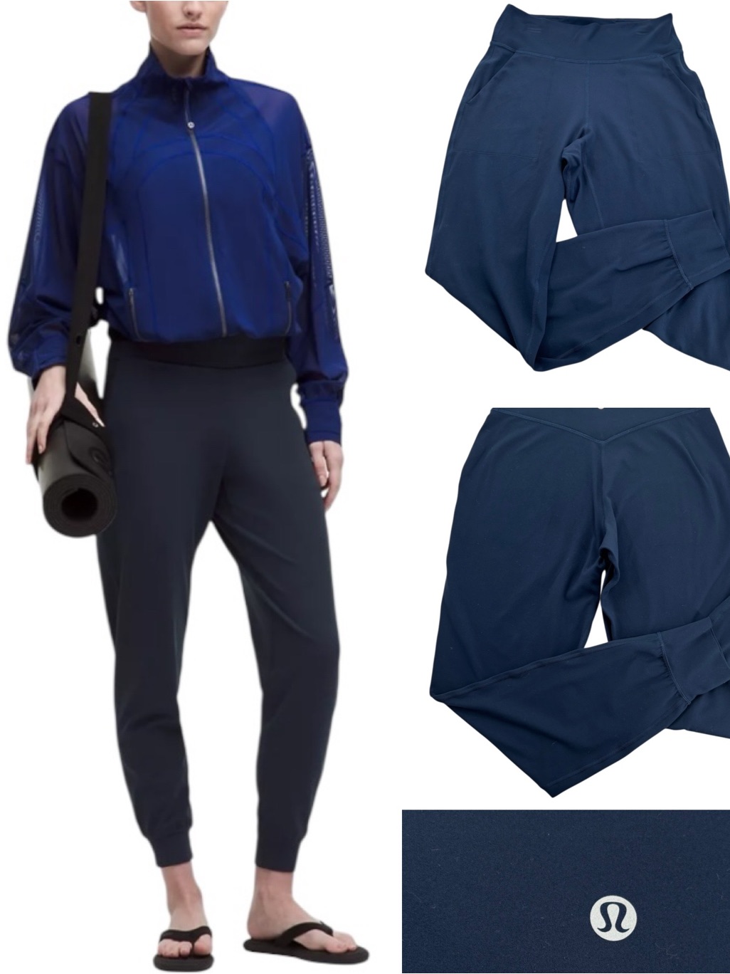 Lululemon Align High-Rise Jogger 28" True Navy Sz 6 Highrise Pockets